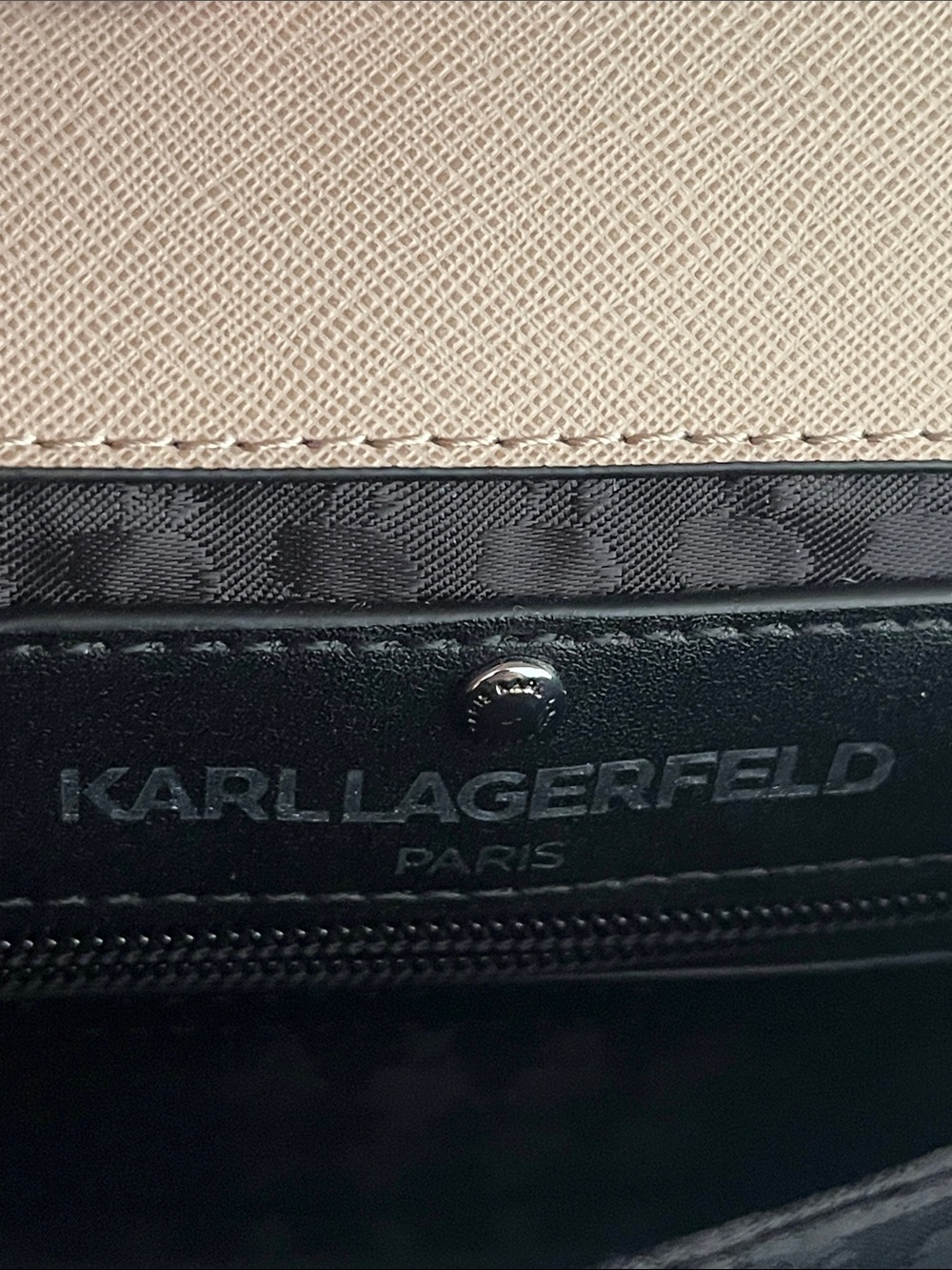 Karl Lagerfeld Bag. Karl Lagerfeld Self Portrait Bag. Crossbody Saffiano Leather - Picture 9 of 11